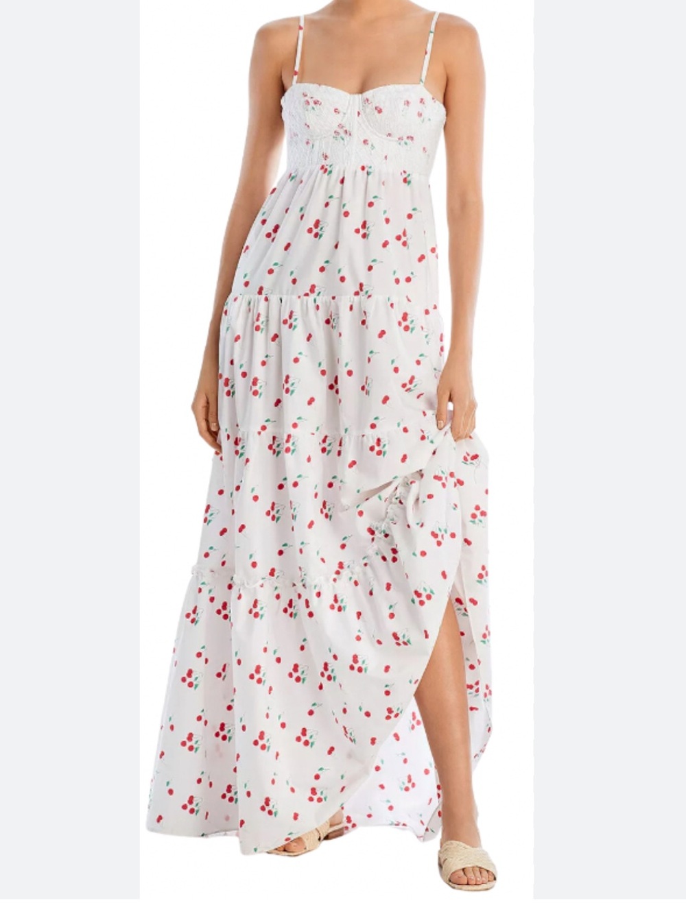 AQUA Kristopher Brock Floral Bustier Maxi Dress 100% Exclusive for Bloomingdales